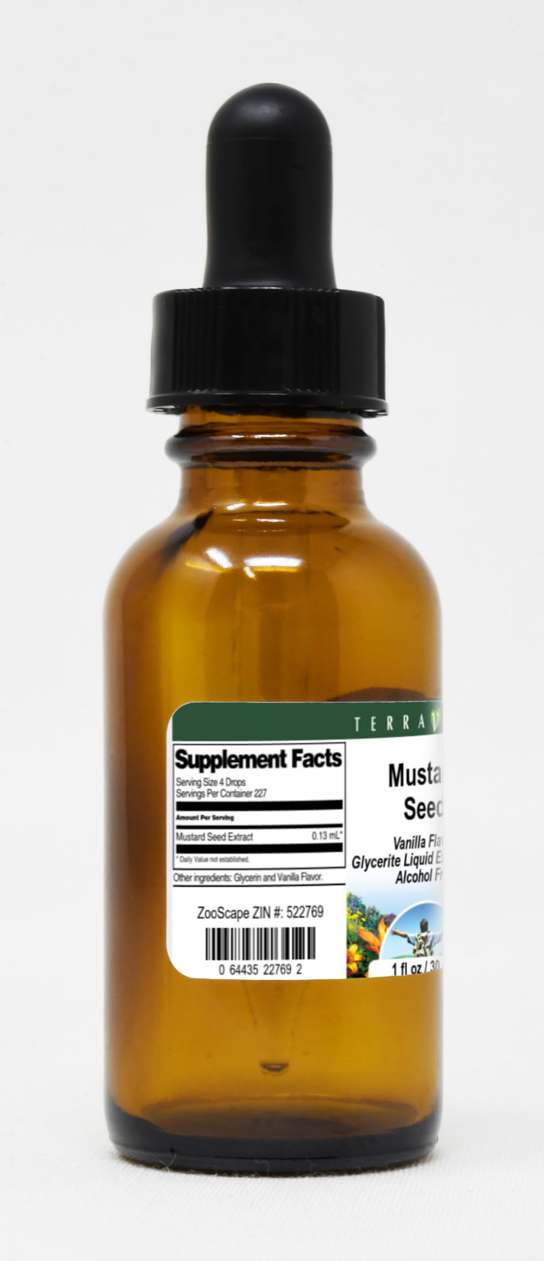 Mustard Seed Glycerite Liquid Extract (1:5) - Vanilla Flavored (1 oz, ZIN: 522769) - 3 Pack