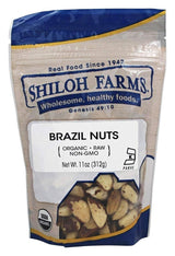 Shiloh Farms - Organic Brazil Nuts Raw - 11 Ounce