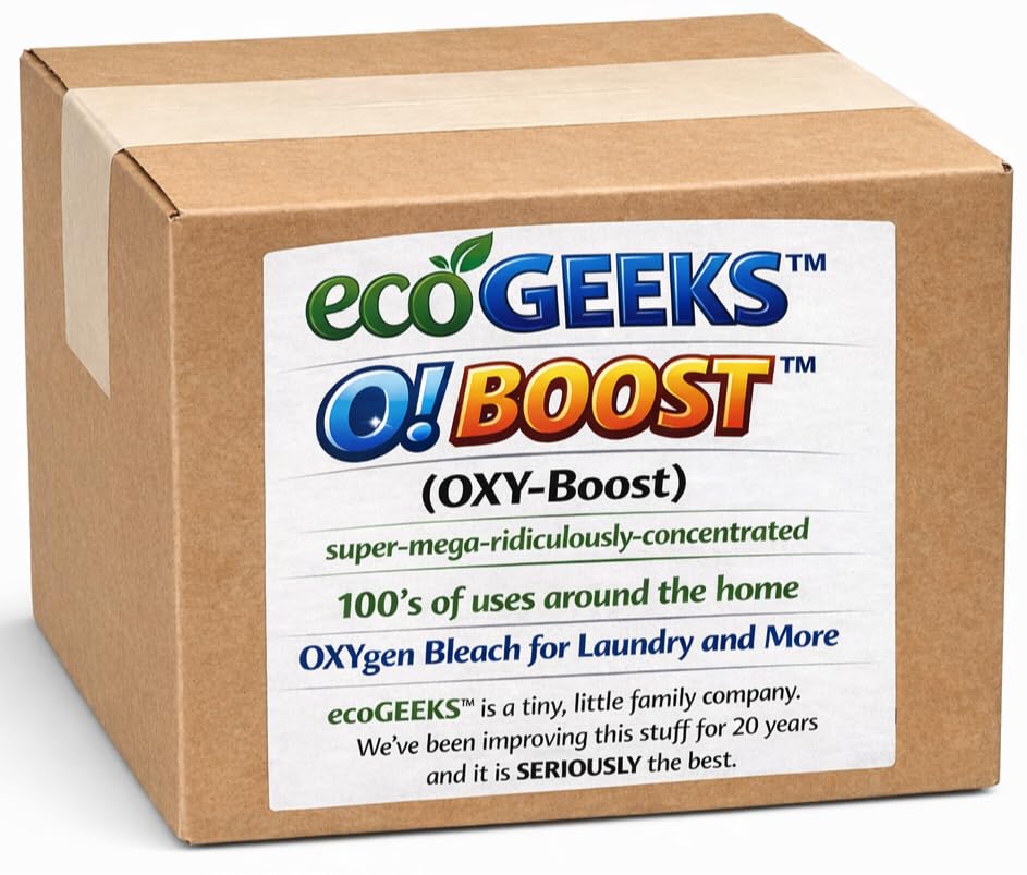 ecoGeeks OXY-BOOST Oxygen Bleach 20LB Bulk Packaged by ecoGeeks