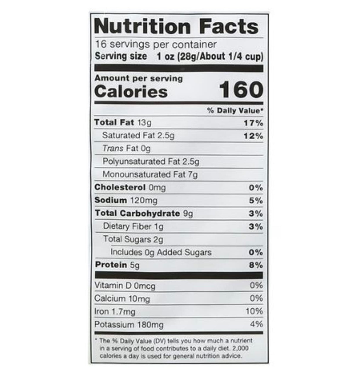 Nice Roasted Whole Cashews Sea Salt 16 oz (pack of 2)