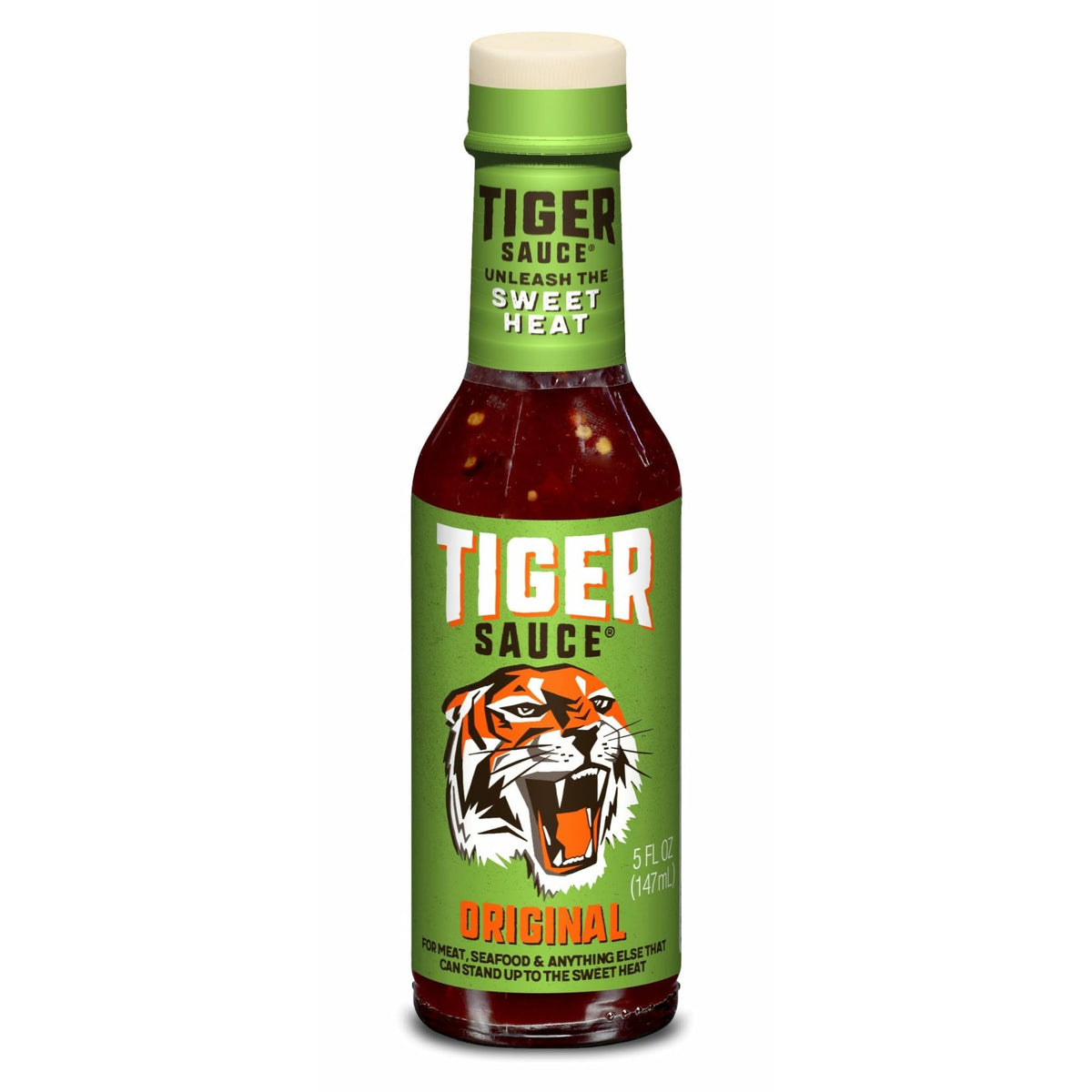 Tiger Sauce Original Hot Sauce, 5oz Bottle (Pack of 2)