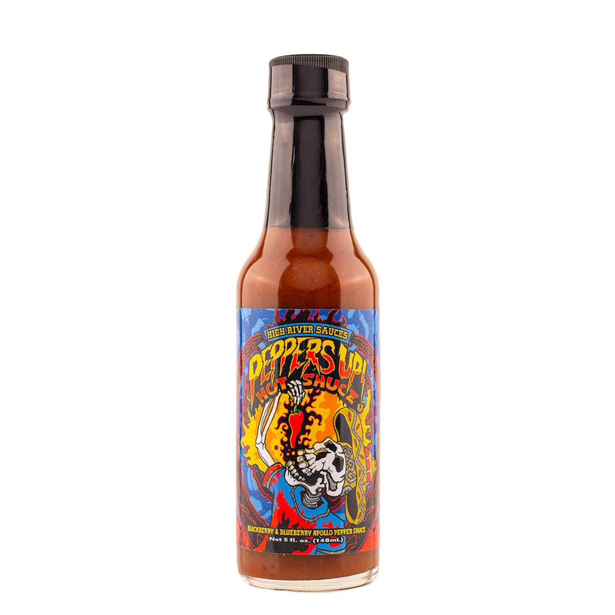 Heatonist Peppers Up! By High River Sauces, Firey Hot Sauce With Flavors of Apollo Pepper Mash, Yuzu & Apple Cider Vinegar, Made With All Natural