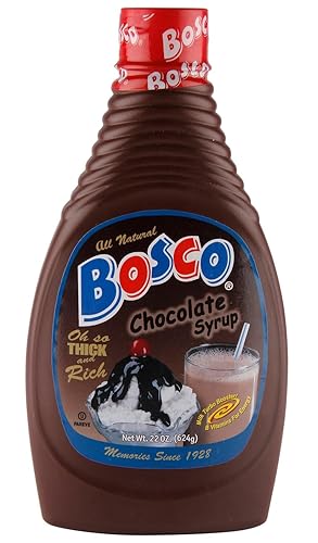 Bosco, Chocolate Flavor Syrup, 22-Ounce (12 Pack)
