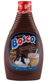 The Original Bosco Chocolate Syrup - 22 oz Squeeze Bottle all nature - 3 pack