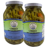 MI TIERRA - Loroco in Brine 32oz - Loroco En Salmuera - Pack of 2