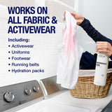 HEX Performance Stain & Stink Remover Spray, Unscented, 22oz - Activewear Laundry Pre-Treat for Odor & Tough Stains, Sweat, Grass, Blood - Safe