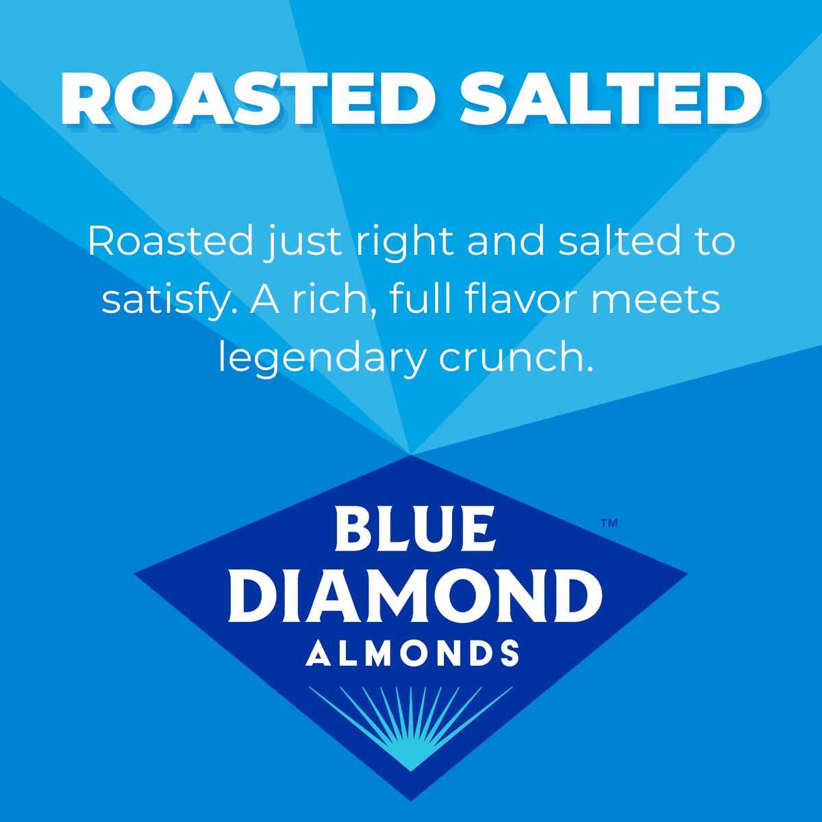 Blue Diamond Almonds, Roasted Salted, 16 Ounce