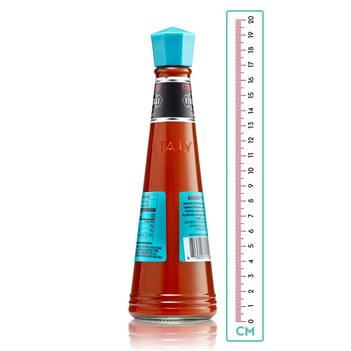 FIRELLI Extra Hot Italian Hot Sauce - 5oz Bottle (Pack of 2)