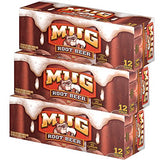 Mug Root Beer Soda, Fridge Pack Bundle, 12 fl oz, 36 Cans