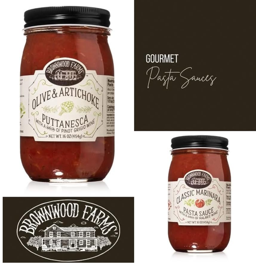 Brownwood Farms Three Cheese Vodka Pasta Sauce, 16oz