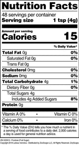 Fructose (Fruit Sugar) (8 oz, ZIN: 525910)