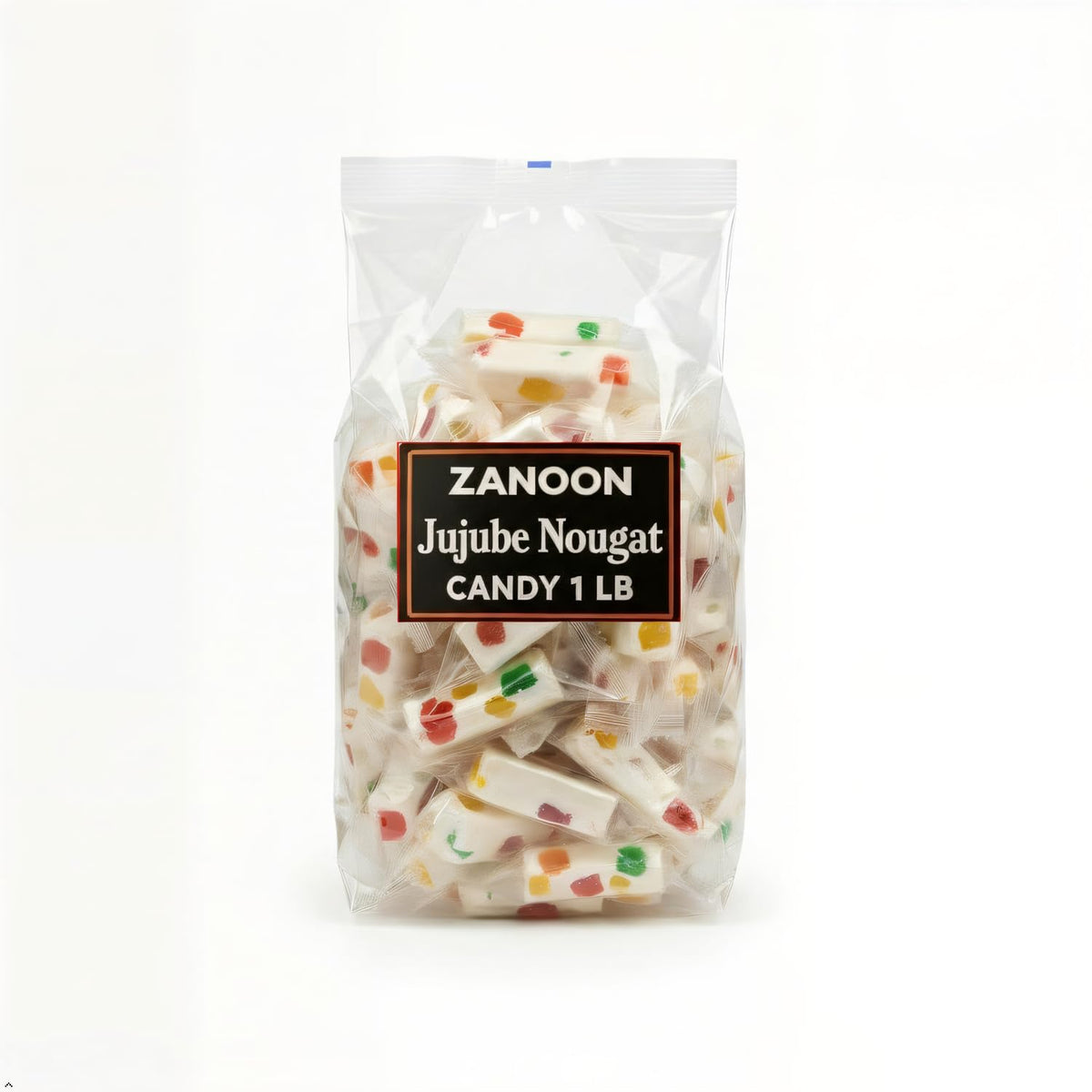Italian Royals Nougat Candy with Fruity Jelly Beans, Gluten-Free Jujube Nougat Candy, 16 oz, Individually Wrapped, Family Size, Colorful and Delicious