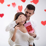 5 Pounds Fruidles Valentine's Milk Chocolate Hearts, Party Bag Fillers, Red Individually Wrapped Foils, Kosher Certified