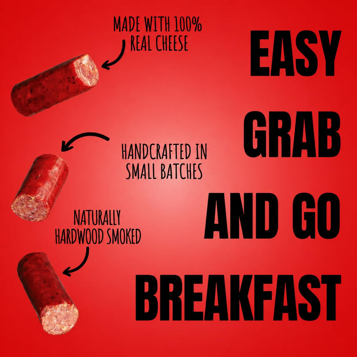 Wicked Cutz Southern Style Tapatio Breakfast Sticks, 12g Protein, 12 Sticks
