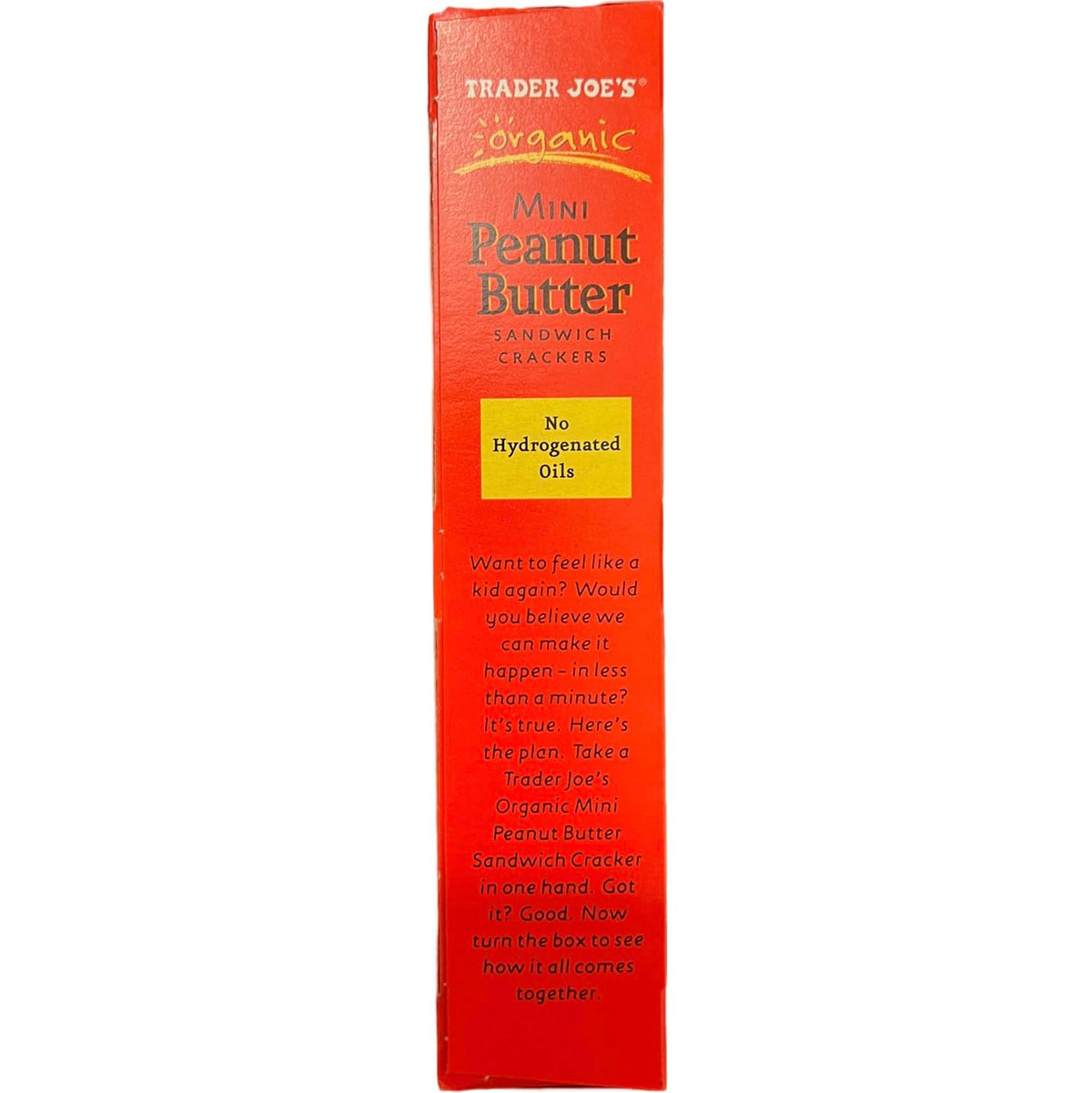 Trader Joe's Organic Mini Peanut Butter Sandwich Crackers (Pack of 2)