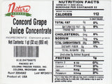 Nature Blessed 100% Pure Concord Grape Fruit Juice Concentrate - 4 Quarts (4/32 fl oz bottles), Great for Home Vintners, Brewers, Cider, Spirits, or