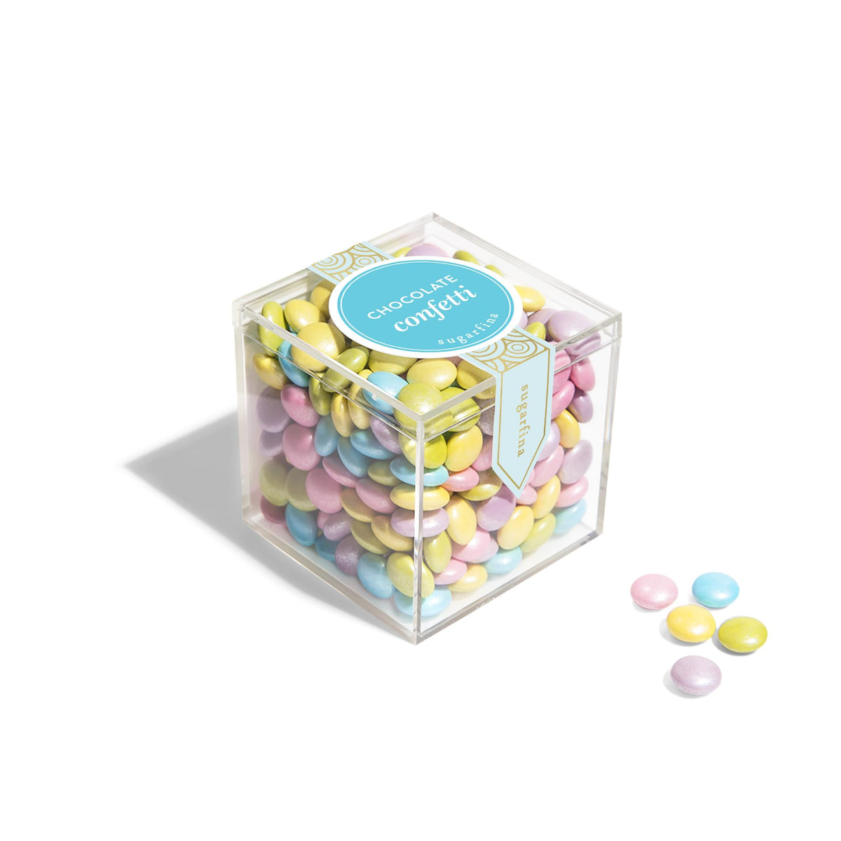 Sugarfina Milk Chocolate Confetti Small Candy Cube, 3.5 oz, 3 Count