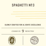 Rummo Spaghetti Pasta N.3 - Spaghetti Pasta Noodles, Durum Wheat Pasta, Thin Spaghetti Noodles, Italian Pasta, Dry Pasta - 16 Ounce (Pack of 1)