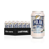 Polar Seltzer Water, Toasted Coconut, 12 fl oz cans, 12 pack - By LastFuel.