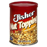 Fisher Nut Topping, Mixed Nut Variety, 5-Ounce Can