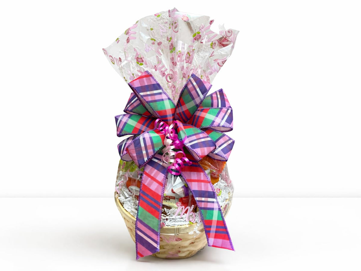 Handcrafted Gift Basket with Chocolates, Cookies, Snacks & Candy. Perfect for Birthdays, Sympathy, Holidays, Clients & Thank You Gifts (Upgrade