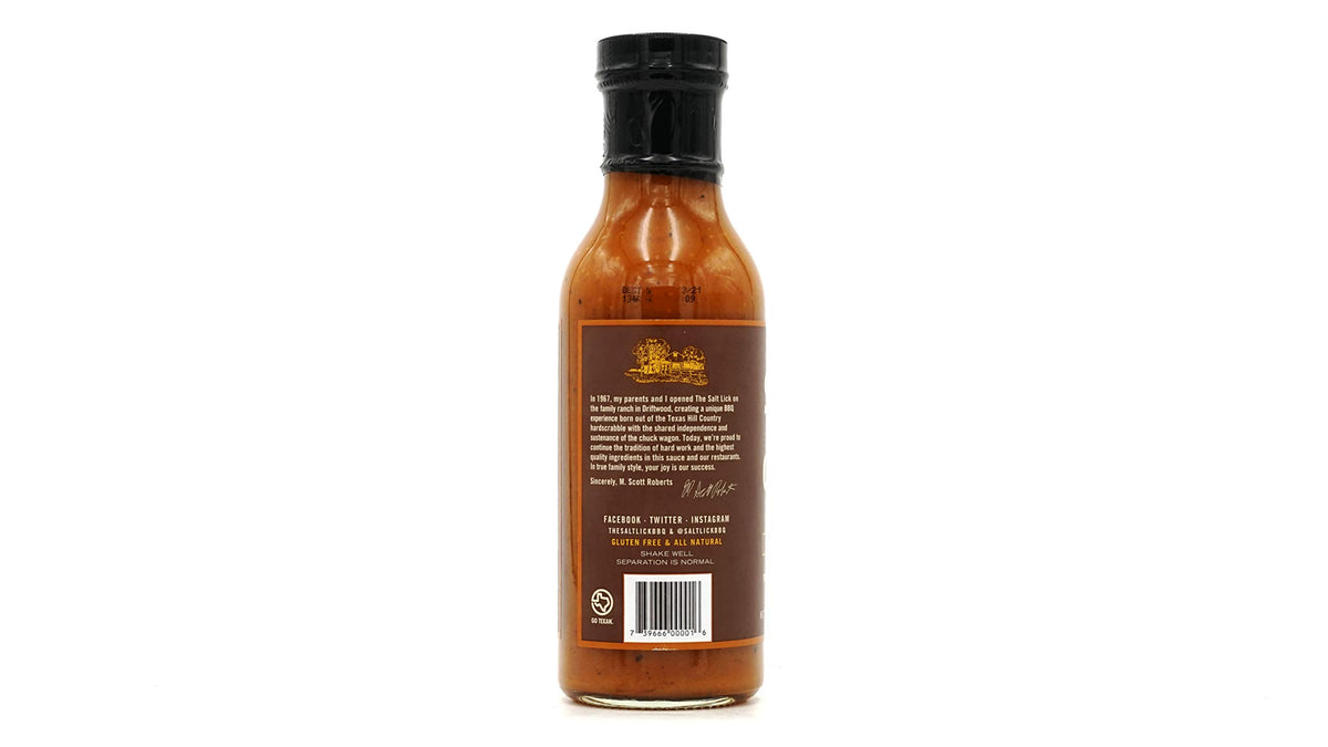 The Salt Lick Original BBQ Sauce 12oz | 3 Pack