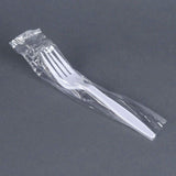 Individually Wrapped Plastic Utensil (100, White Fork)
