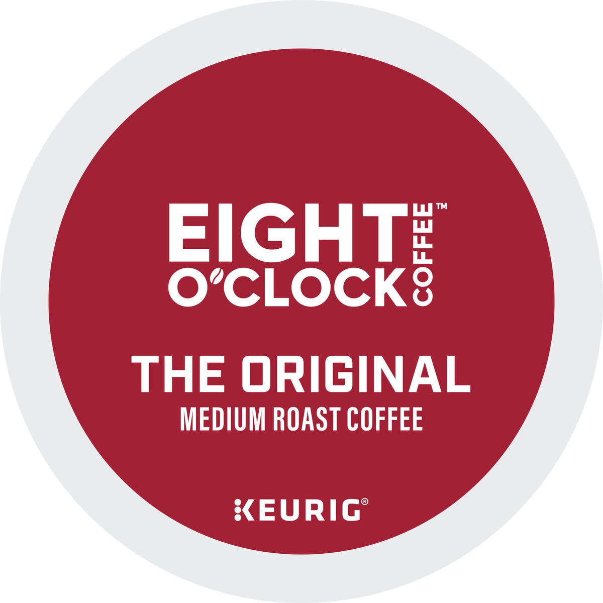Eight O Clock, The Original, Single-Serve Keurig K-Cup Pods, Medium Roast Coffee, 192 Count (8 Boxes of 24 Pods)