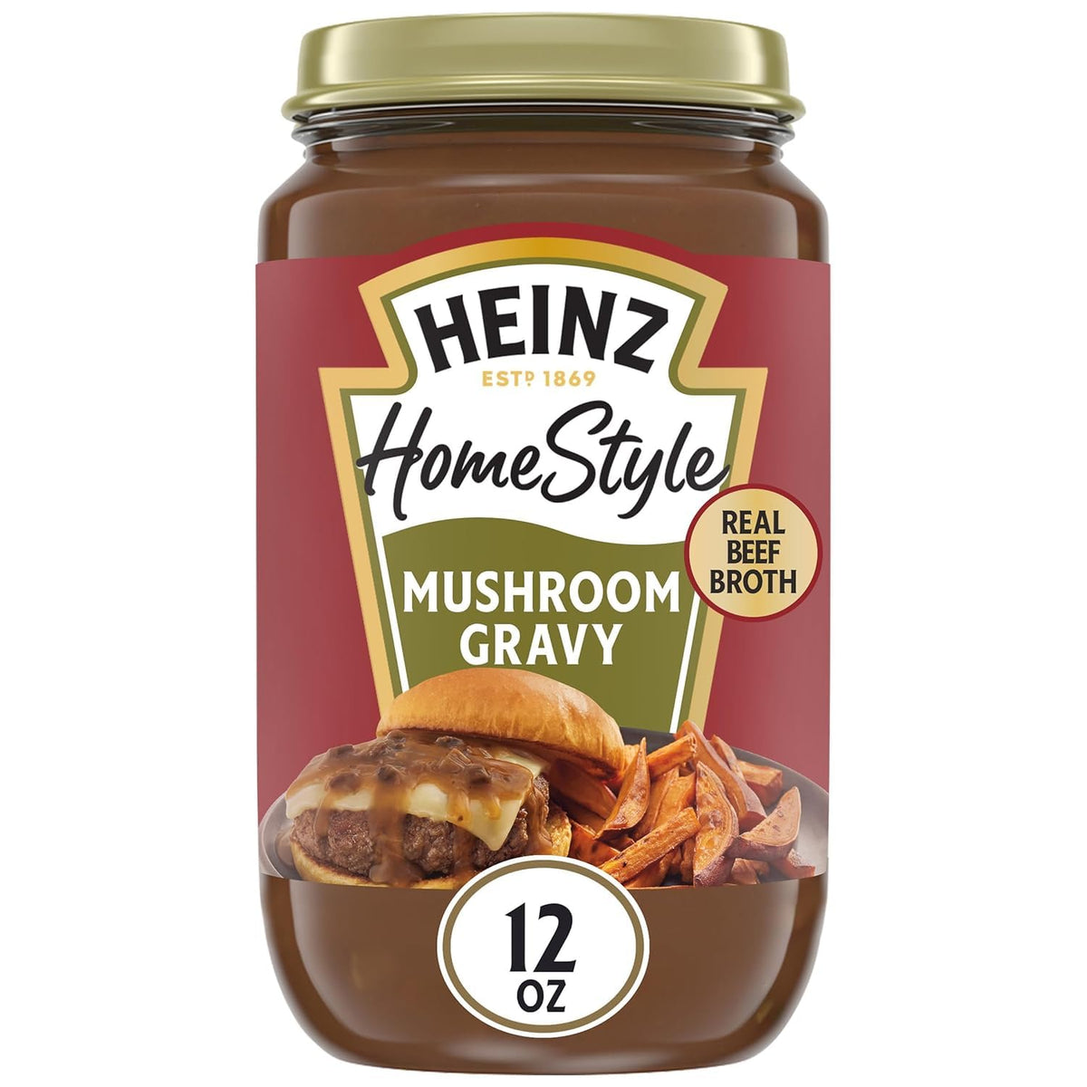 Heinz HomeStyle Gravy Variety Pack, Roasted Garlic & Rosemary + Mushroom, (12 Oz, 2Ea.) (Variety Pack)