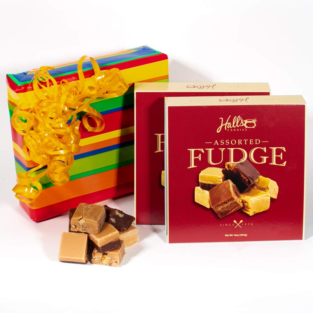 Celebration Fudge Gift Box, 2 Pounds Fudge (Chocolate)