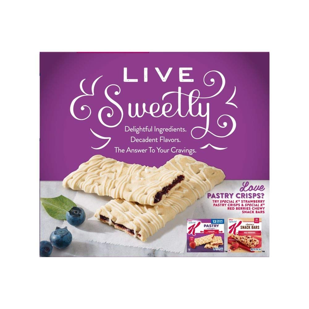 Kellogg's Special K Pastry Crisps Blueberry (pack of 2)
