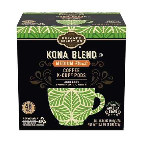 Private Selection Kona Blend Coffee Individual Serving Pods K-Cup