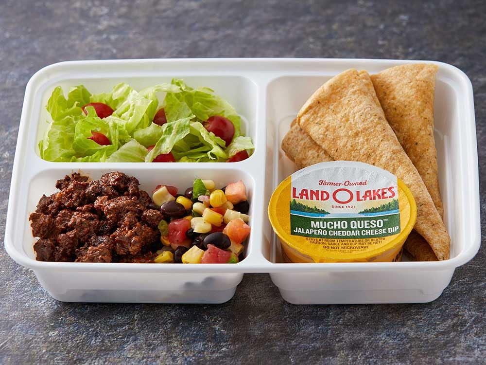 Land O Lakes Mucho Queso Jalapeno Cheddar Cheese Dip, 3 Ounce Cup -- 140 per case.