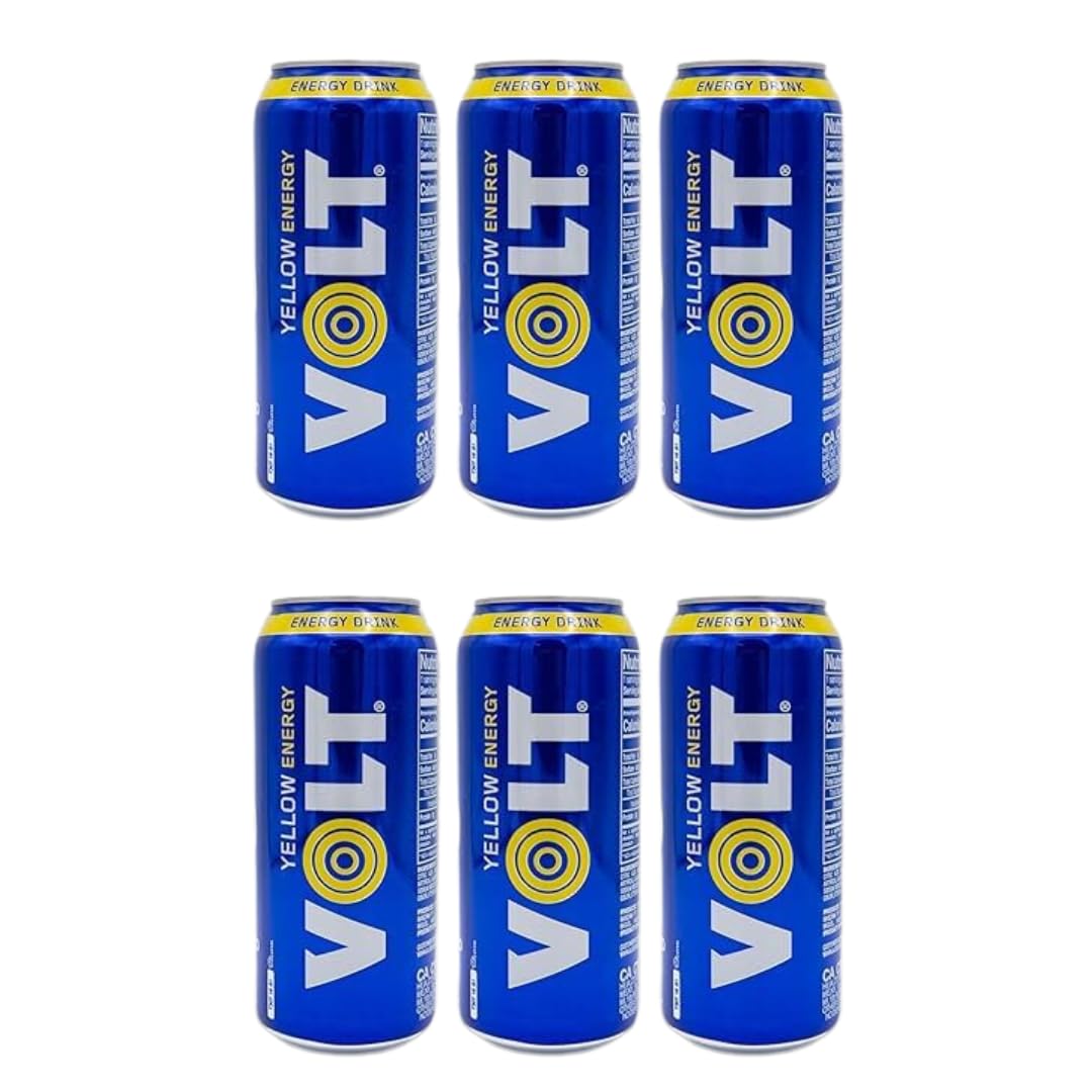 VOLT Yellow Energy - Energy Drink (16 fl. oz. 6 - pack, Guarana)…