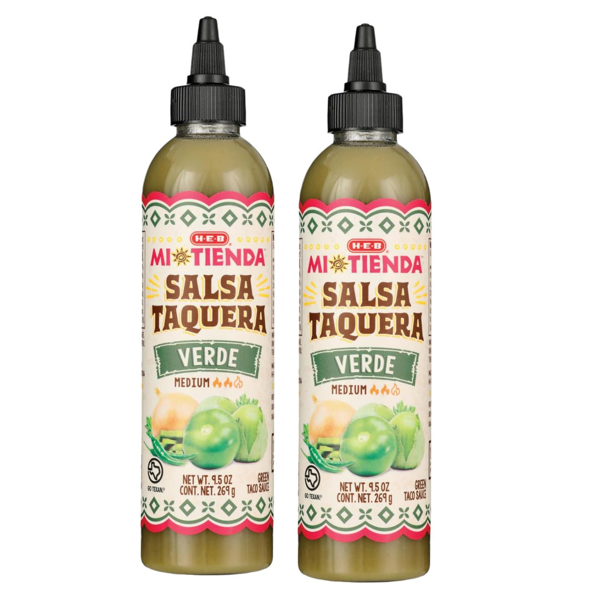 H?E?B Mi Tienda Salsa Taquera (Pack of 2) (Verde)