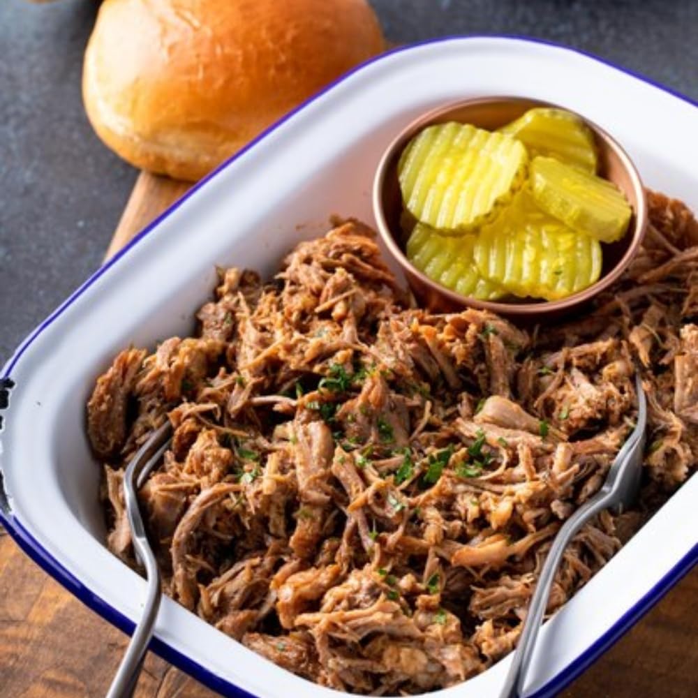 Old Hacienda Beef Barbacoa | 100% Shredded Seasoned Beef with Sauce | Fully Cooked & Ready to Eat | 18g Protein | No Preservatives, Artificial Flavors