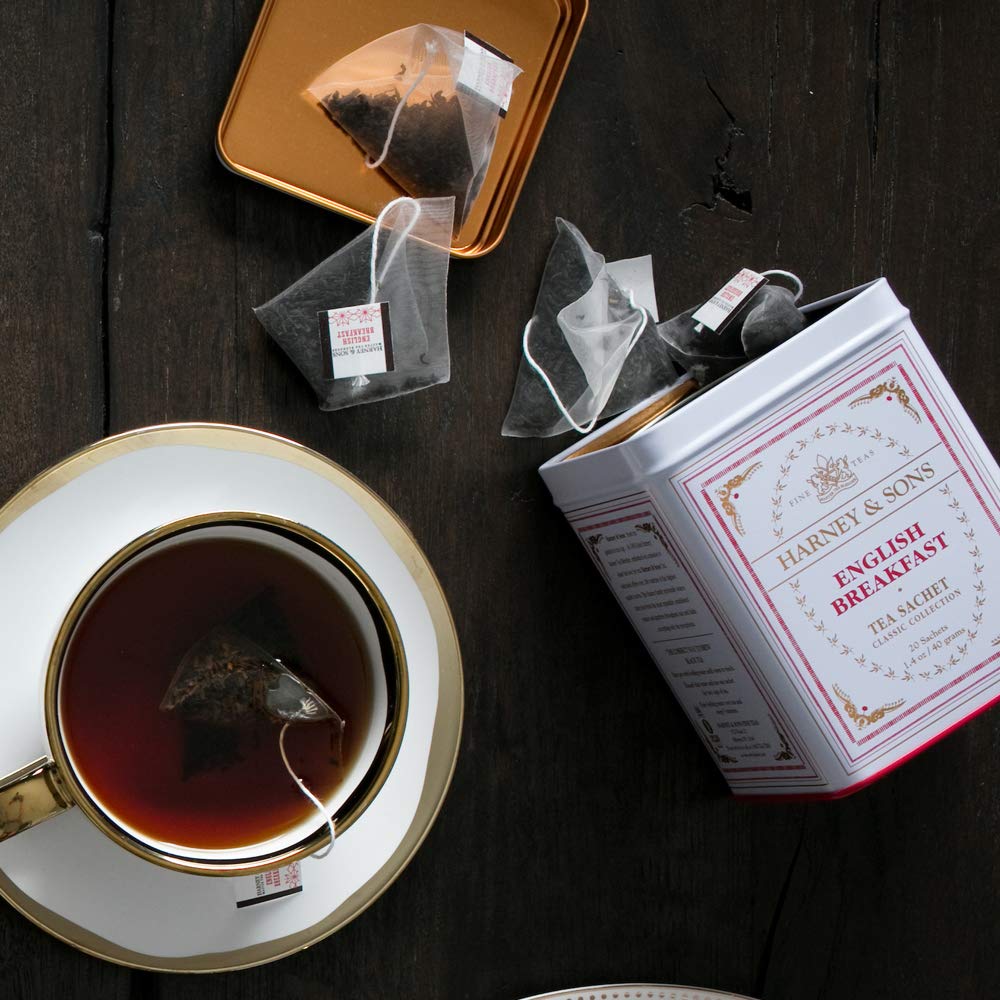 Harney & Sons Black Tea, English Breakfast, 20 Sachets