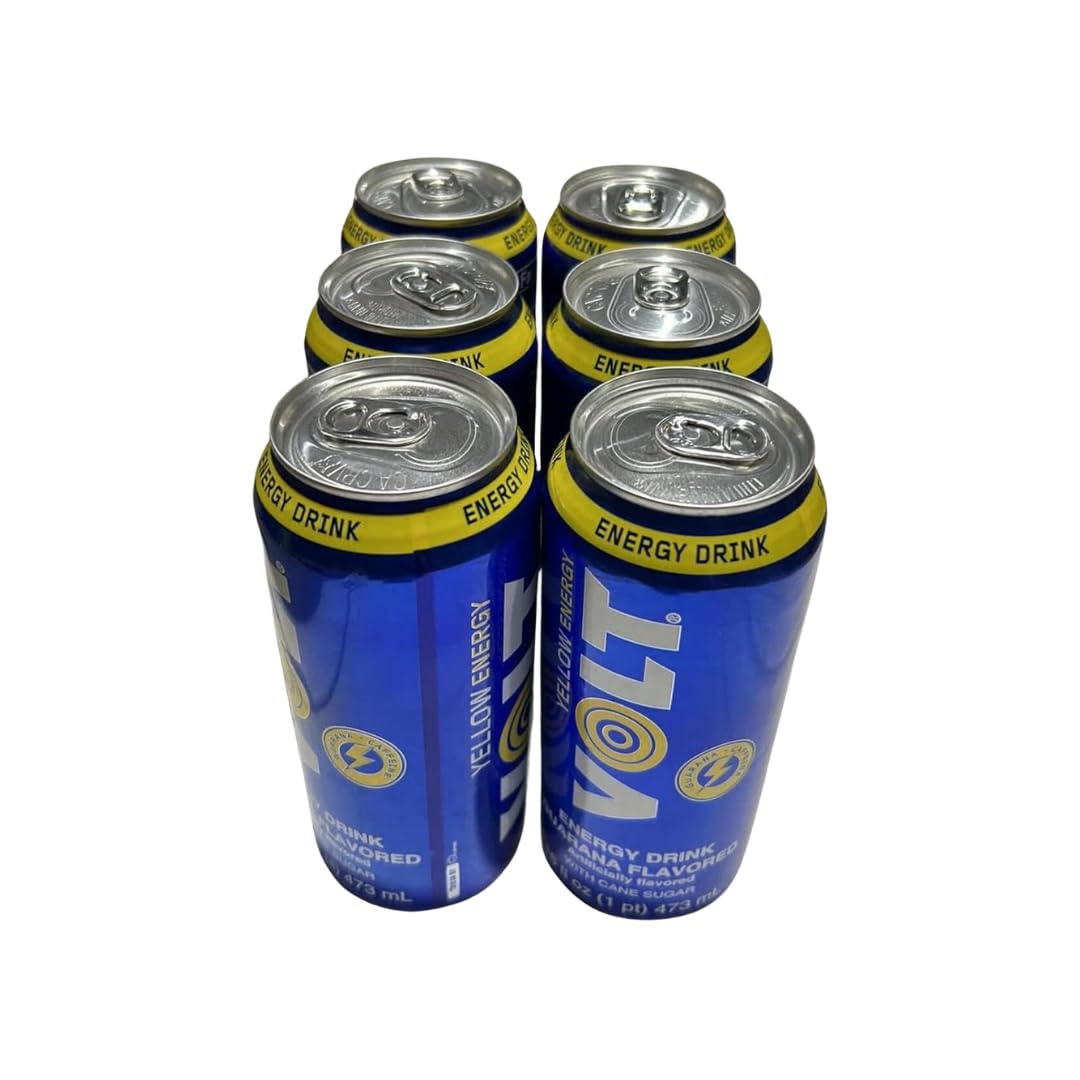 VOLT Yellow Energy - Energy Drink (16 fl. oz. 6 - pack, Guarana)…