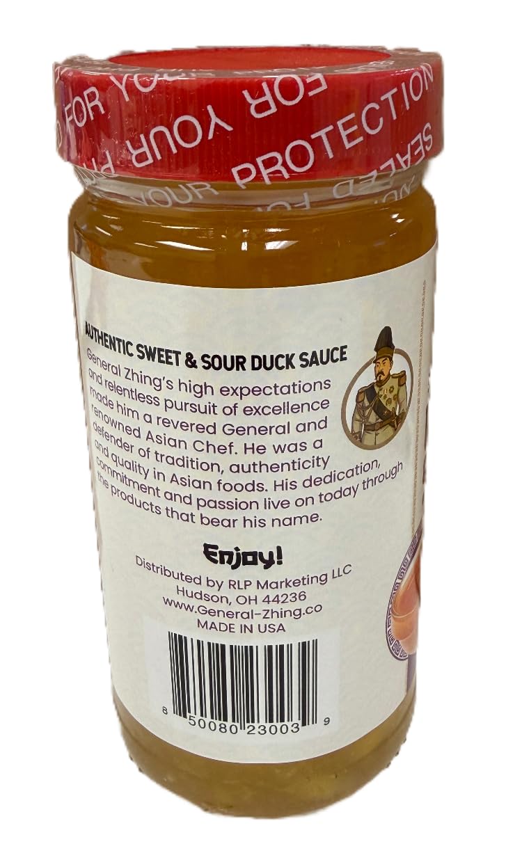 General Zhing Chinese Sweet & Sour Sauce - 8 Ounce Jar of Authentic Chinese Duck Sauce (4)