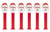 Santa PEZ Candy Dispensers - Set of 6 Santa Claus PEZ Dispensers with Candy Refills | Christmas Gifts, Party Favor, Grab Bags