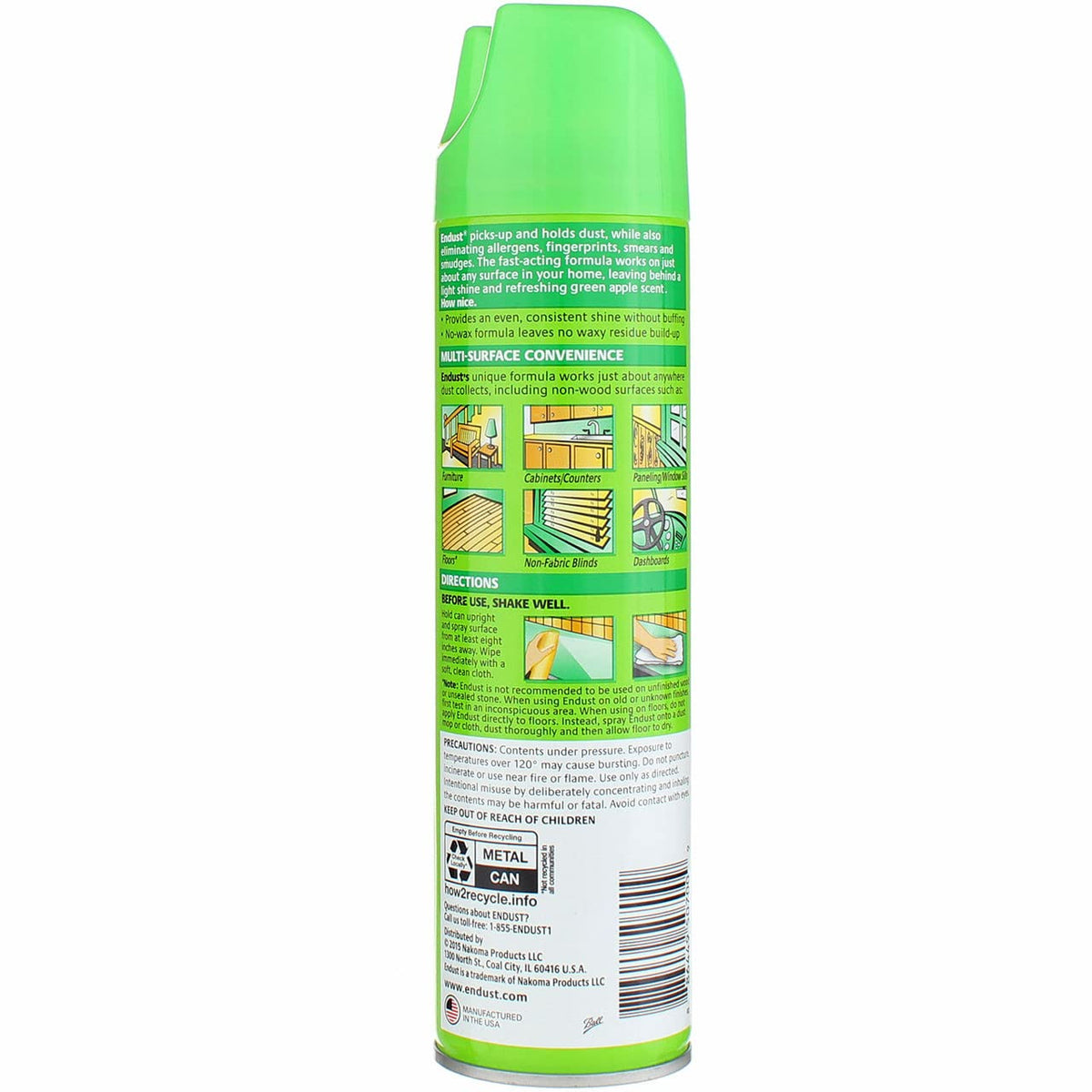 Endust Multi-Surface Dusting and Cleaning Spray, 10 Ounce