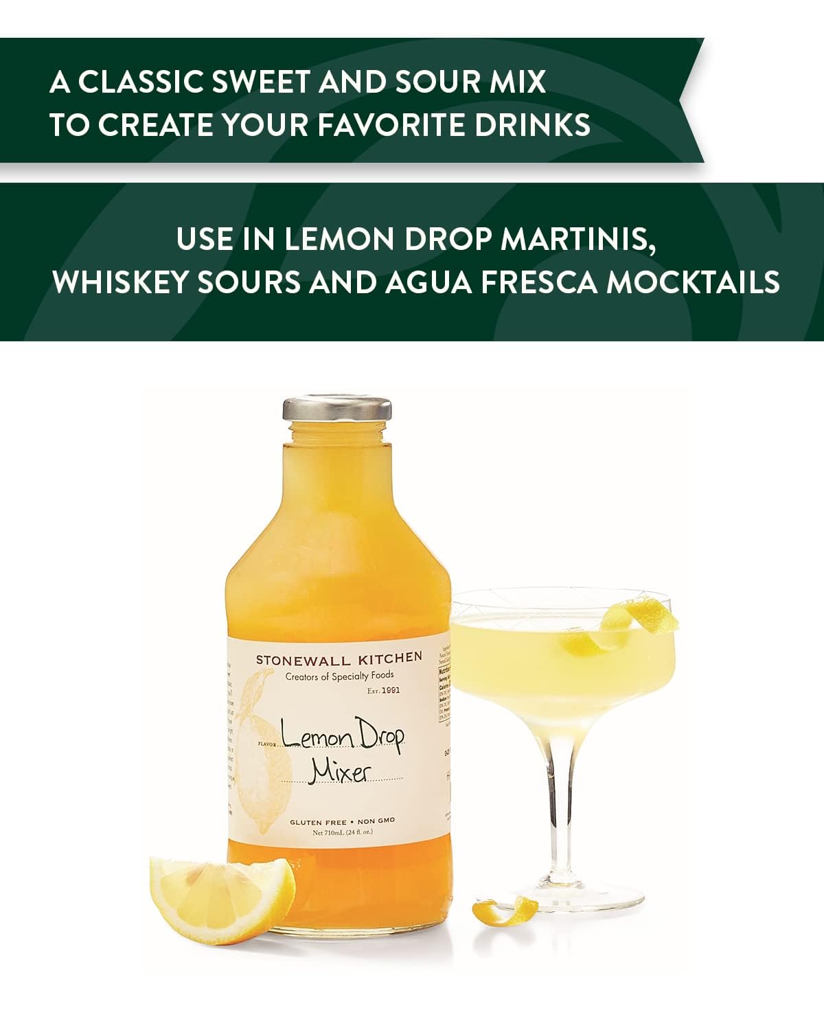 Stonewall Kitchen Lemon Drop Mixer, 24 Ounces