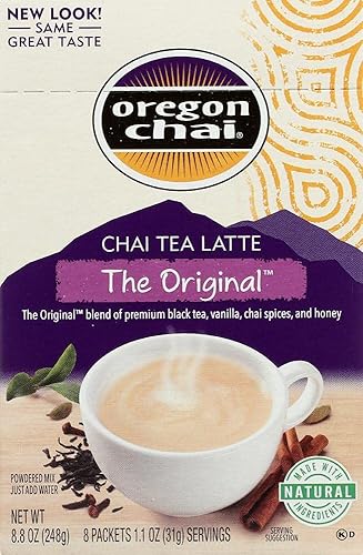 Oregon Chai Original Tea Latte Mix, 8 ct