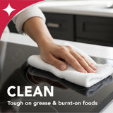 Weiman Ceramic and Glass Cooktop - 10 Ounce - Stove Top Daily Cleaner Kit - 12 Ounce - Glass Induction Cooktop Cleaning Bundle for Heavy Duty Mess