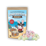 Bunny Booty Tail Treasures Marshmallows Pirate Gift - Pastel Mallows Easter Basket Filler Idea for Teens - Funny Poop Gag Gifts for Rabbit Lovers