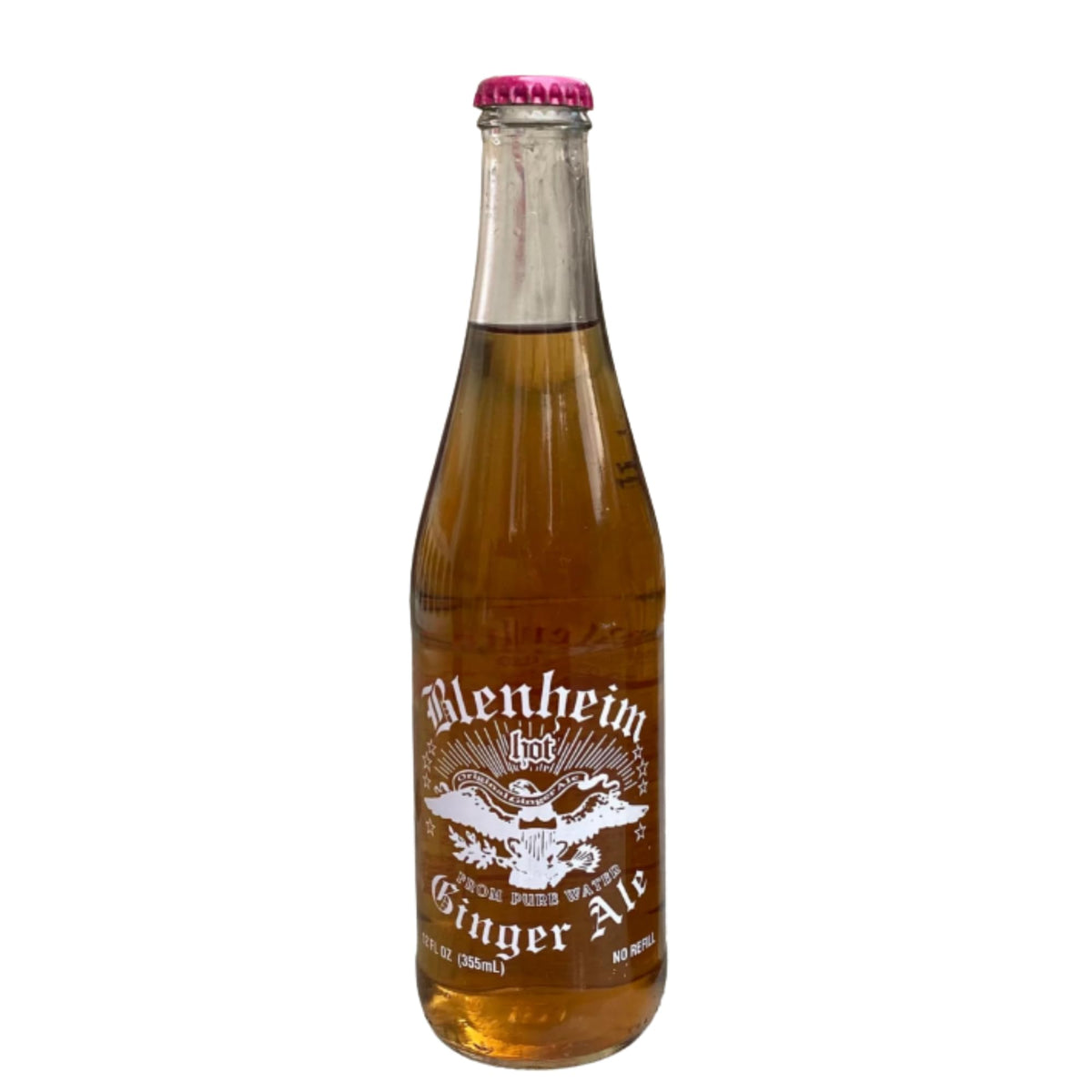 Blenheim Ginger Ale 12oz Bottle - Hot Flavor - 6 Pack