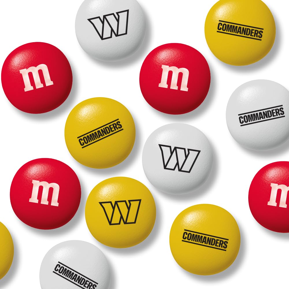 M&M'S NFL Washington Commanders Milk Chocolate, 2 lb Bulk Bag