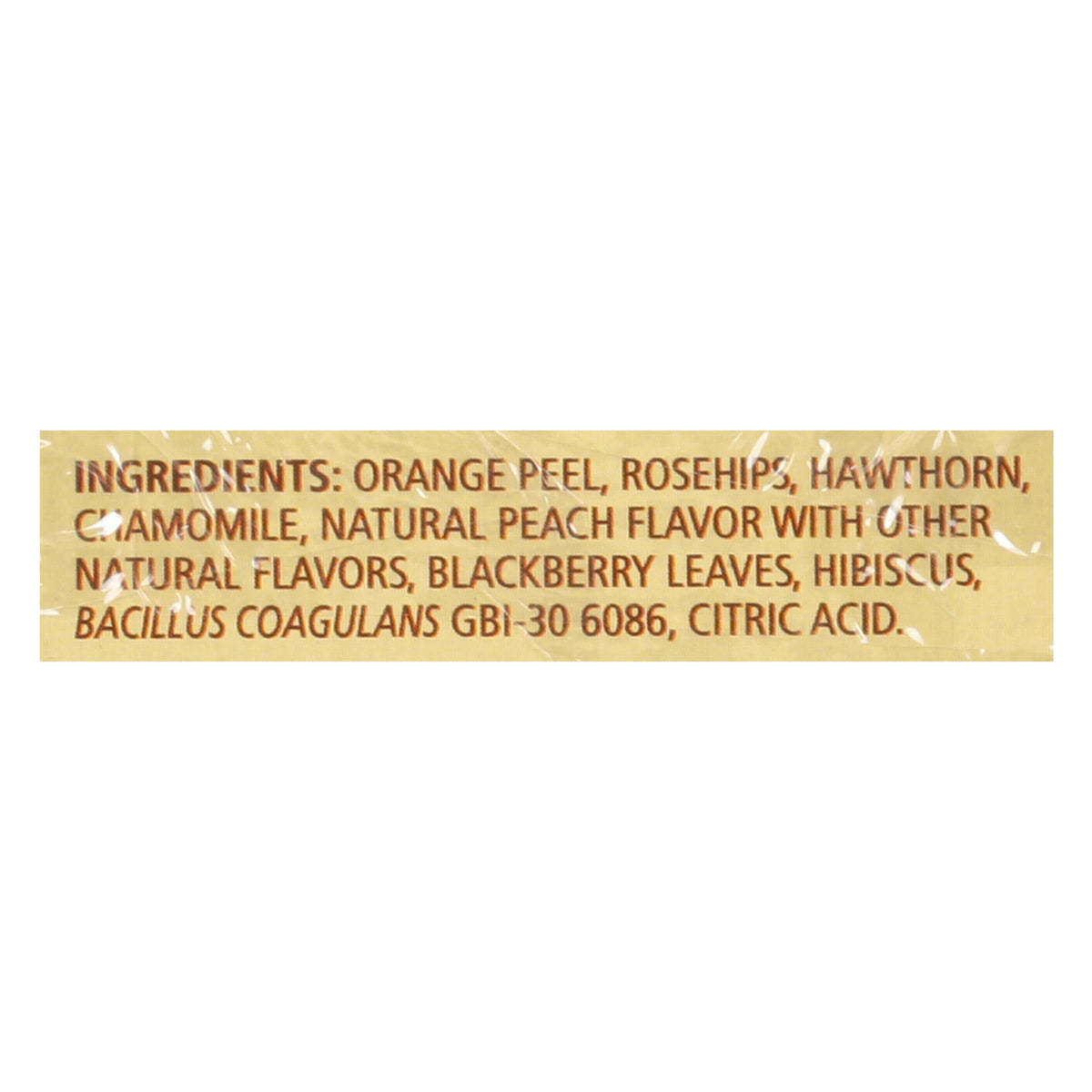 Celestial Seasonings Peach + Probiotics Herbal Tea, 16 Tea Bags