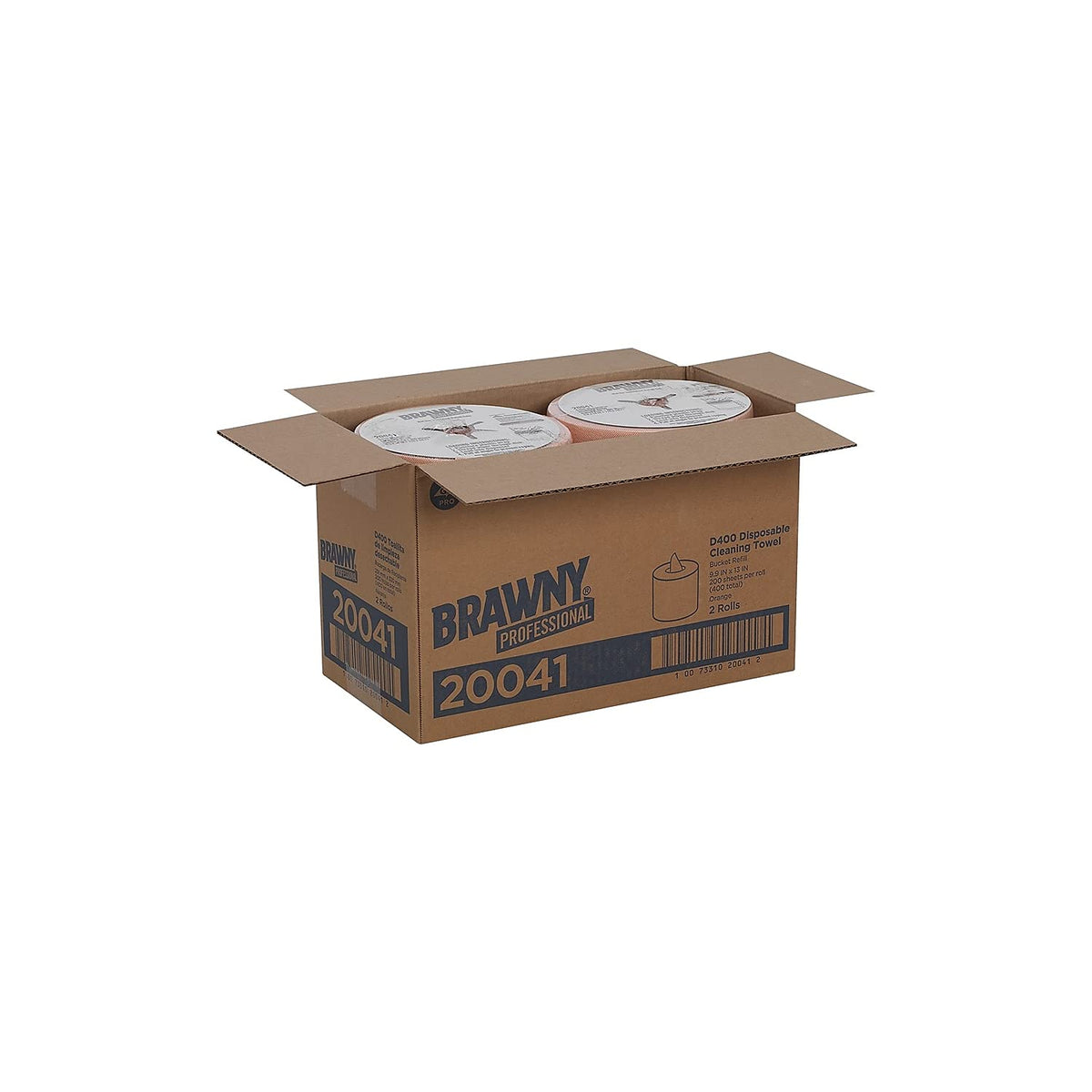 Georgia Pacific Professional 20041 All-Purpose Medium-Duty Wiper Refill, 10 x 13, Orange, 200 per Roll (Case of 2 Rolls)