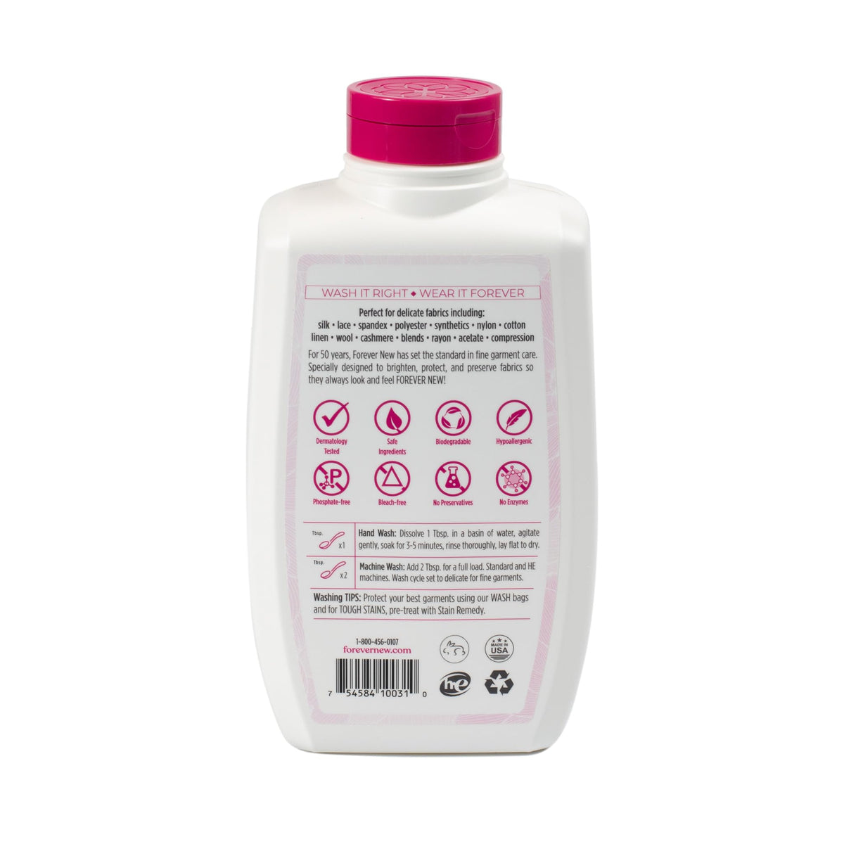 Forever New Granular Fabric Care Wash Unscented - 64oz (2pack) Natural Laundry Detergent